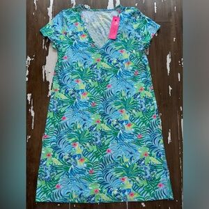 Lilly Pulitzer Etta V-Neck Dress Multi Via Parigi